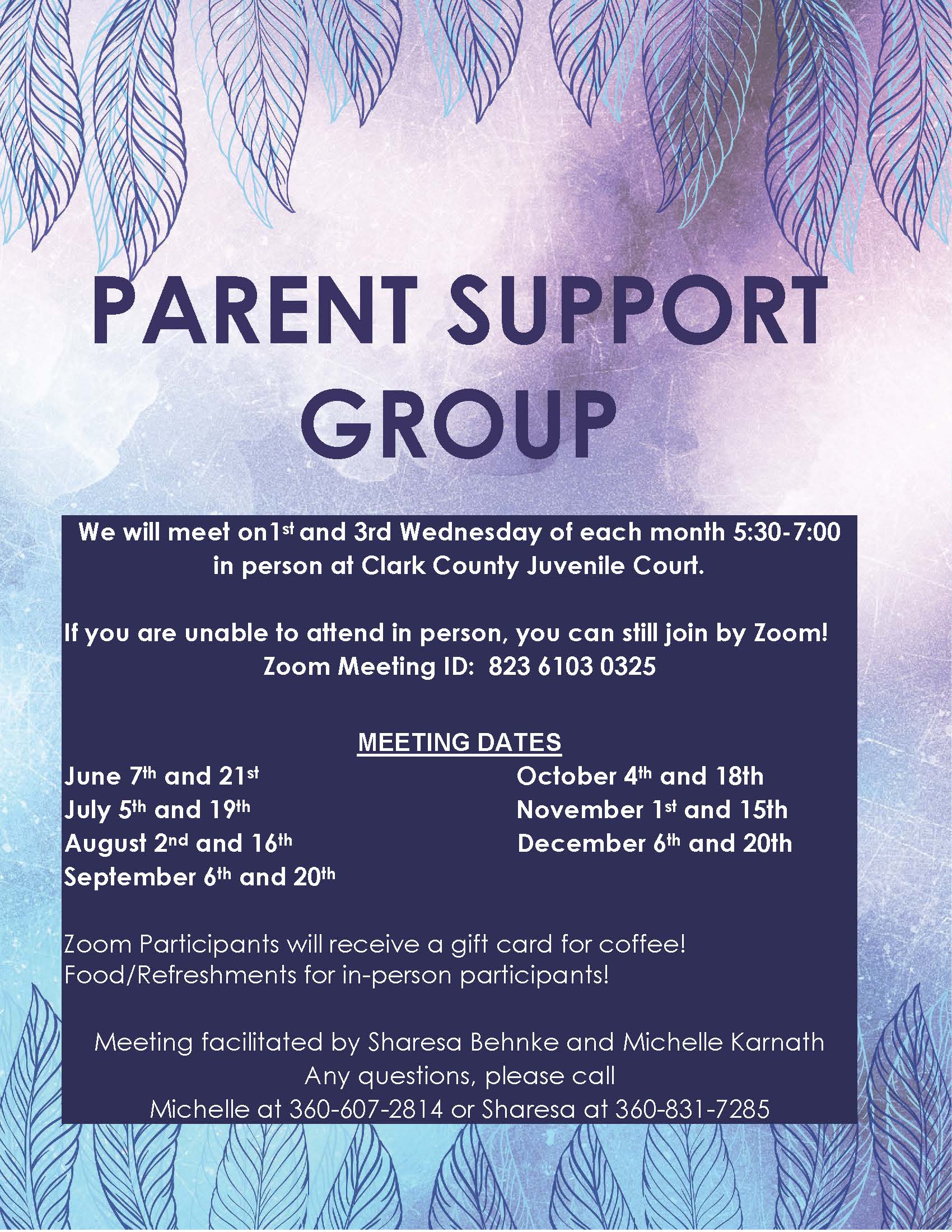 Parent Support Group Clark County